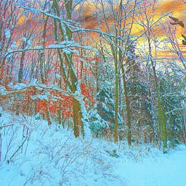 Зимний закат-2