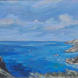 Грот Дианы вид сверху. ЮБК. Окрестности Севастополя. Крым. Серия "Крымские зарисовки"