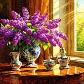 Букет сирени.