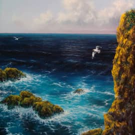 На скалистом берегу