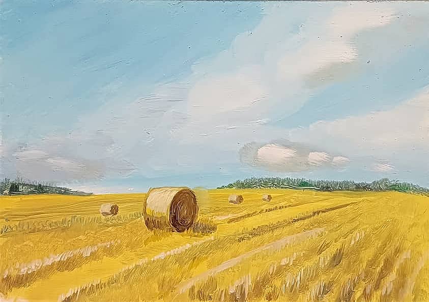 снопы, этюд