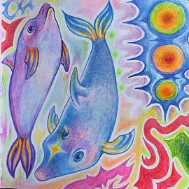 Дельфинята в дикой природе