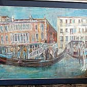 Венеция. Гондольеры .Порт. (1), художник Елена Наумова