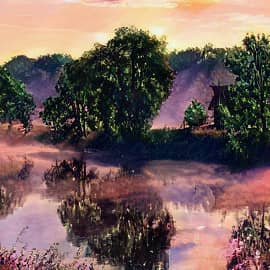 Утренний туман.