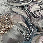 Заснеженные пионы (2), художник Чернова Ольга