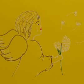 Ангел с одуванчиком