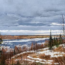 Ледоход на Вычегде