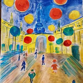 Вечер в столице