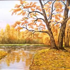 Осенний пруд