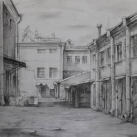 "Дворик в Петербурге"