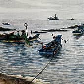 Фукуок. Рыбацкие лодки.