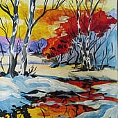 "Зимнее отражение"