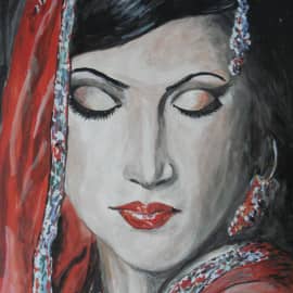 Портрет девушки.