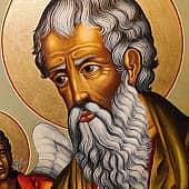 Икона апостола евангелиста Матфея (1), художник Павел Корзухин