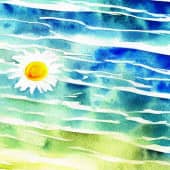 "Море, солнце и ромашки". (2), художник Ольга Пелевина