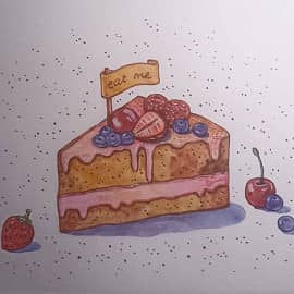 Десерт с фруктами