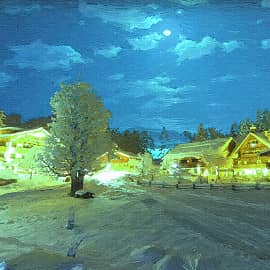 Лунная ночь.