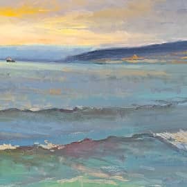 Вечер на морском побережье. Пленэр ZhNataly