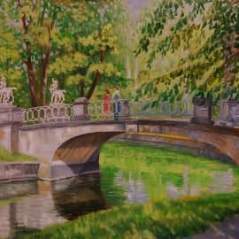 В парке. Павловск