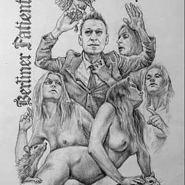 Обложка документальной повести Алексея Сисяна "Берлинский пациент"