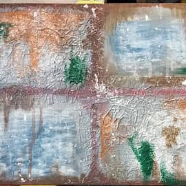 Окно в осенний дождливый день