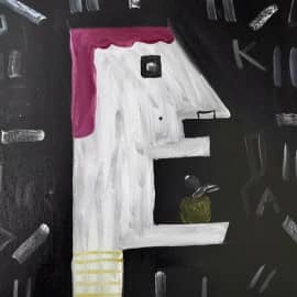 Мужчина и яблоко