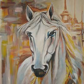 Белогривая.