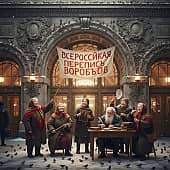 и воробьёв и голубьёв и дятлов ! (1), художник Сергей Куценко