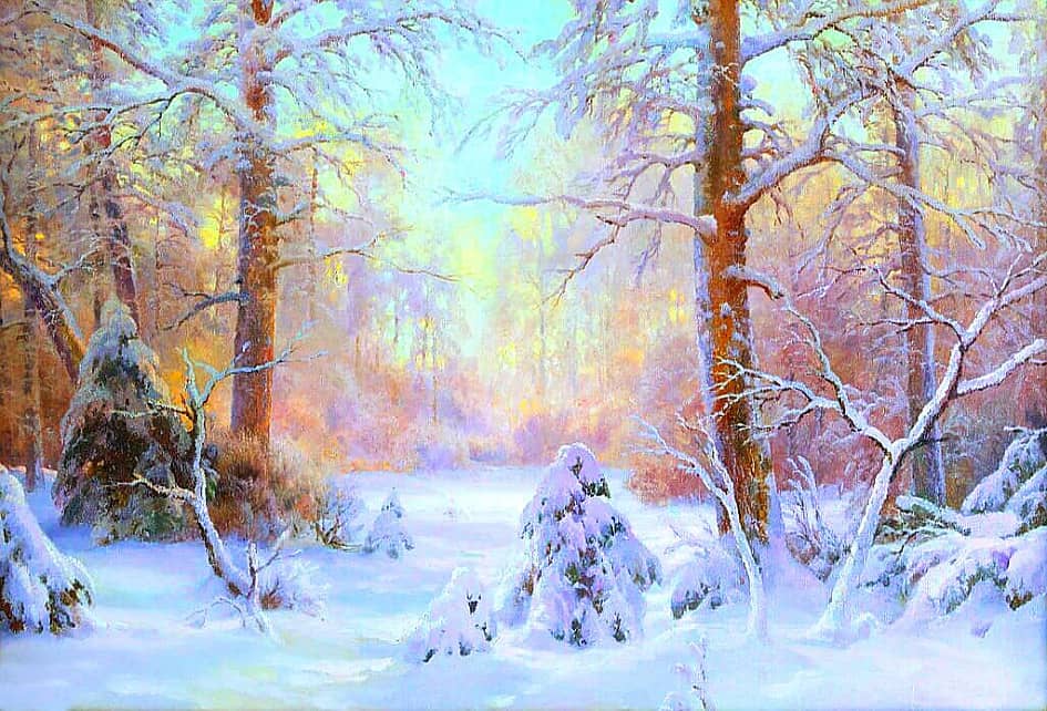 Зимний лес.