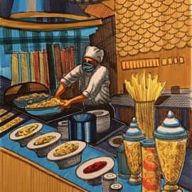 Фукуок. Паста. Скетч.