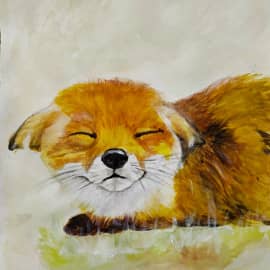 ЛИС ОТДЫХАЕТ