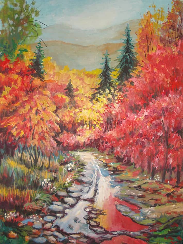 Осень в красном.