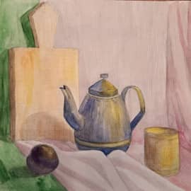 Натюрморт со сливой