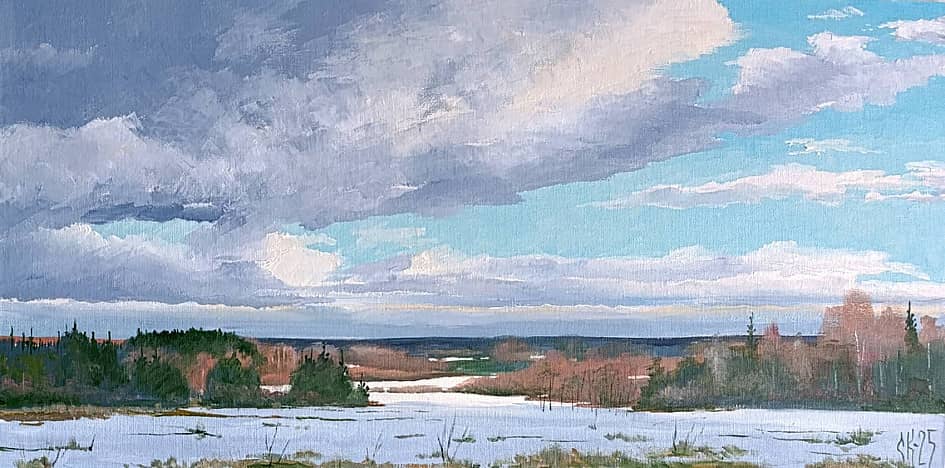 Еще в полях белеет снег...