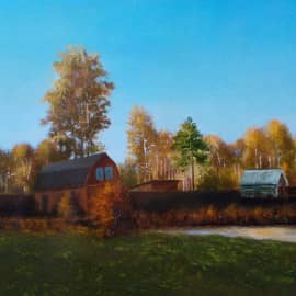 Осенний вечер на даче  Autumn evening in the country