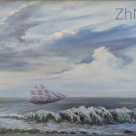 Прибой, Розовые парусники. Сказочные миры ZhNataly