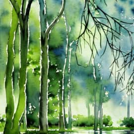 Картина "Игра воды и света"