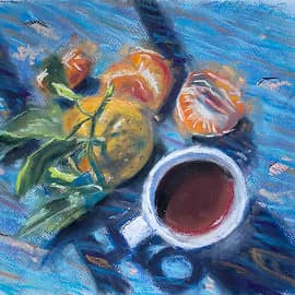 Апельсины и кофе