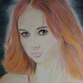 Рыжая девушка