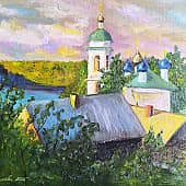 Вечер на Волге