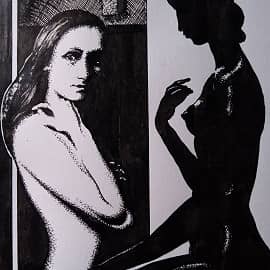 В мастерской  In the Studio