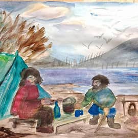 Грустный вечер