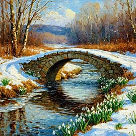 Зима напрасно злится, прошла её пора.