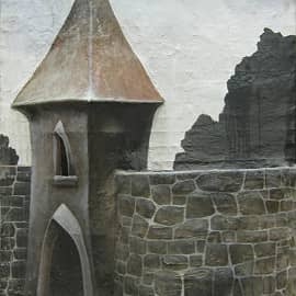 Рельефно-живописное панно. Фрагмент