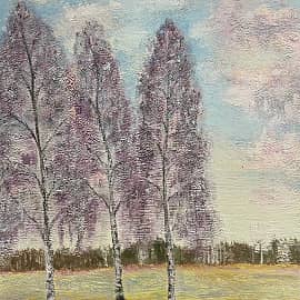 Березы (этюд)