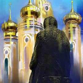 Памятник Ф. М. Достоевскому на Владимирской площади