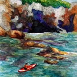 Сиде. Пещера. Скетч.