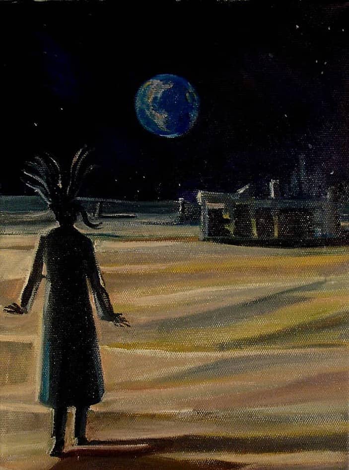 Большая синяя