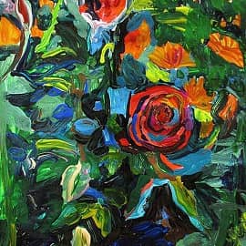 Красные розы