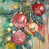 Новогодние украшения.